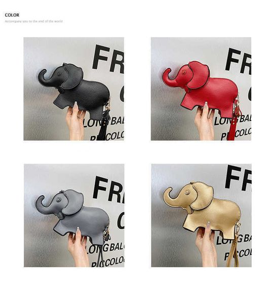 fashion elephant shape women purses hbags pu leather shoulder crossbody bag cute and dazzling female clutch 2021 pouch c0601
fashion elephant shape women purses hbags pu leather shoulder crossbody bag cute and dazzling female clutch 2021 pouch c0601