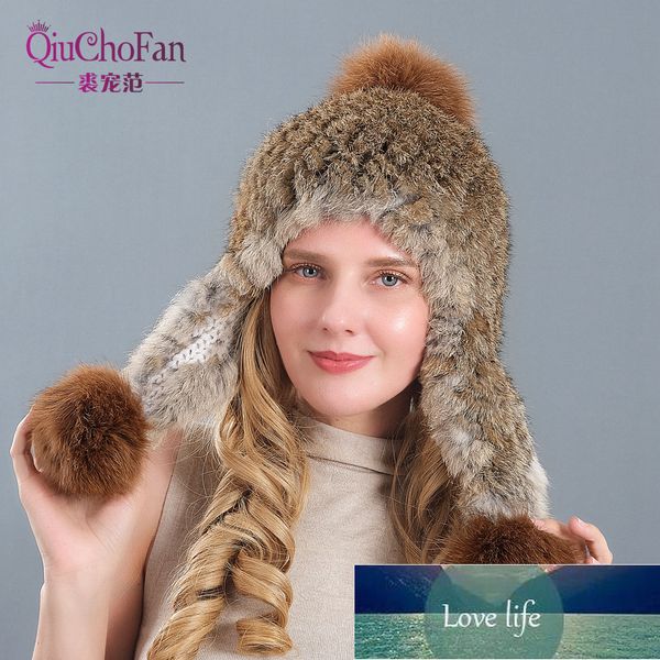 hand-kintted natural fur hat thick and warmth long ear cap double closely woven hat for women with three fur pom poms factory price expert d, Blue;gray
hand-kintted natural fur hat thick and warmth long ear cap double closely woven hat for women with three fur pom poms factory price expert d, Blue;gray