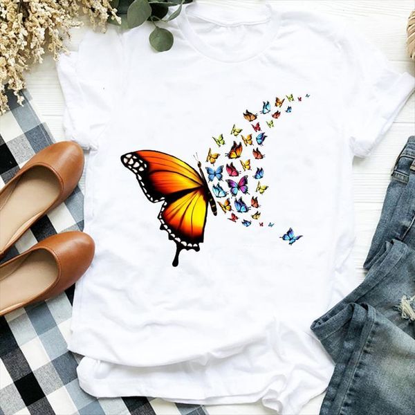 butterfly cute elegant 90s women ssleeve fashion print clothes graphic female t tee womens, White
butterfly cute elegant 90s women ssleeve fashion print clothes graphic female t tee womens, White