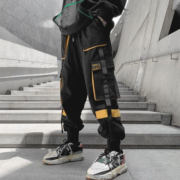 men's pants streetwear multi pockets cargo harem hip hop casual male track joggers trousers fashion harajuku men, Black
men's pants streetwear multi pockets cargo harem hip hop casual male track joggers trousers fashion harajuku men, Black