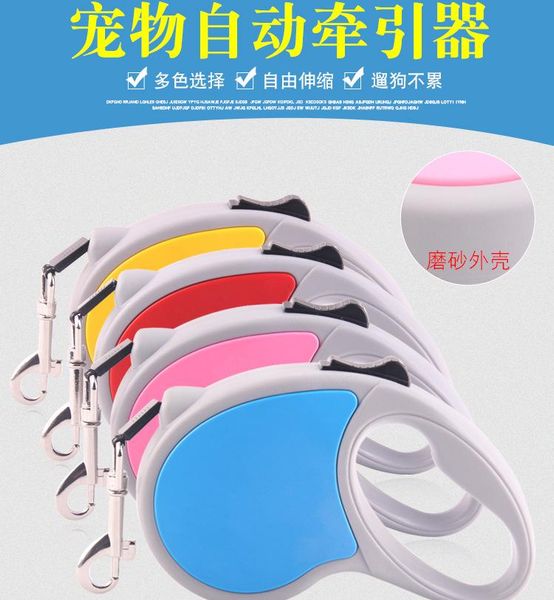 dog collars & leashes 3/5m automatic retractable leash chain cat traction rope for small medium large size pet products
dog collars & leashes 3/5m automatic retractable leash chain cat traction rope for small medium large size pet products