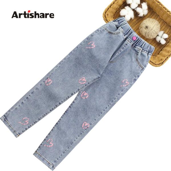 jeans for girls heart pattern children's spring autumn kid casual style clothes 6 8 10 12, Blue
jeans for girls heart pattern children's spring autumn kid casual style clothes 6 8 10 12, Blue