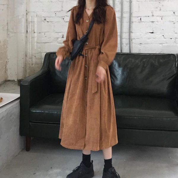 casual dresses kmetram autumn winter black dress women vintage korean maxi elegant long sleeve corduroy vestidos my, Black;gray
casual dresses kmetram autumn winter black dress women vintage korean maxi elegant long sleeve corduroy vestidos my, Black;gray