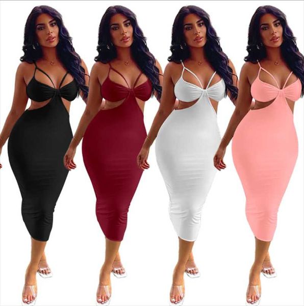 casual dresses rstylish summer 2021 women solid color spaghetti strap v-neck hollow out backless skinny club party maxi dress, Black;gray
casual dresses rstylish summer 2021 women solid color spaghetti strap v-neck hollow out backless skinny club party maxi dress, Black;gray