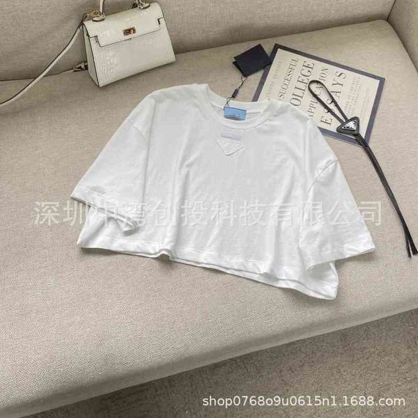 nanyou p family 21 spring and summer product leisure loose triangle label short sleeve t-shirt women, White
nanyou p family 21 spring and summer product leisure loose triangle label short sleeve t-shirt women, White