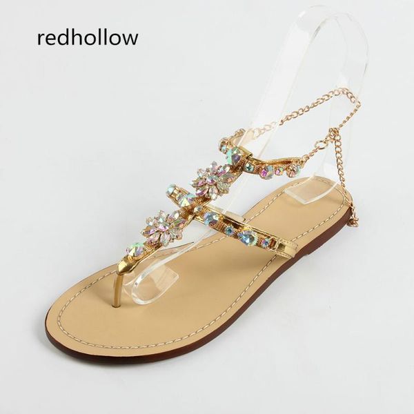 woman sandals women shoes fashion rhinestones chains thong gladiator flat crystal chaussure sandalias mujer plus size 471, Black
woman sandals women shoes fashion rhinestones chains thong gladiator flat crystal chaussure sandalias mujer plus size 471, Black