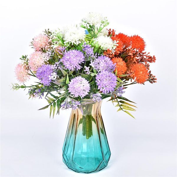 decorative flowers & wreaths 6-head artificial flower bouquet simulation ball home plastic fake floral decoration
decorative flowers & wreaths 6-head artificial flower bouquet simulation ball home plastic fake floral decoration