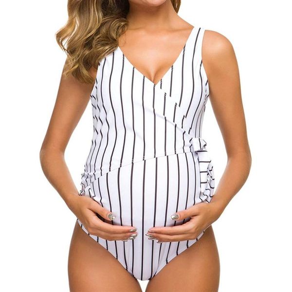women's swimwear women maternity pregnant swimsuit one piece stripe bikinis beachwear ruffles bathing suit #4, White;black
women's swimwear women maternity pregnant swimsuit one piece stripe bikinis beachwear ruffles bathing suit #4, White;black