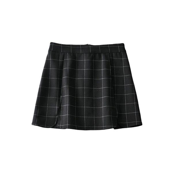 skirts european and american retro high waist show thin black plaid skirt summer tight elastic hip wrap petal split
skirts european and american retro high waist show thin black plaid skirt summer tight elastic hip wrap petal split