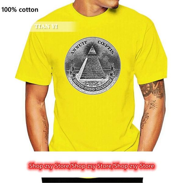 men's t-shirts annuit coeptis pyramid eye illuminati cash - mens cotton t-shirt fashion short sleeve t shirt shirts, White;black
men's t-shirts annuit coeptis pyramid eye illuminati cash - mens cotton t-shirt fashion short sleeve t shirt shirts, White;black