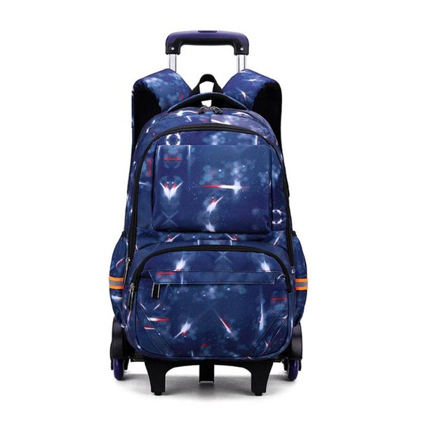 school bags boys rolling backpacks kids' luggage wheeled kids trolley fashion printed durable bookbag with 6 wheels
school bags boys rolling backpacks kids' luggage wheeled kids trolley fashion printed durable bookbag with 6 wheels