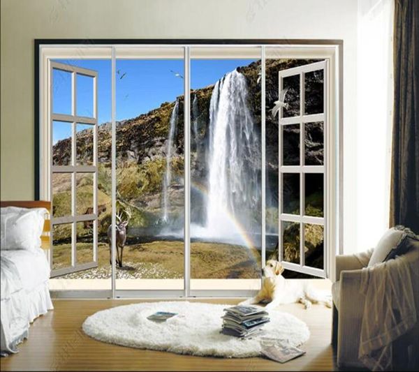 wallpapers papel de parede fantasy waterfall and outside the window 3d wallpaper mural,iving room tv wall bedroom papers home decor
wallpapers papel de parede fantasy waterfall and outside the window 3d wallpaper mural,iving room tv wall bedroom papers home decor