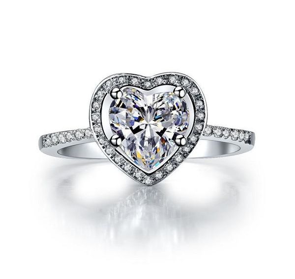 cluster rings romantic jewelry 2ct stunning diamond engagement wedding ring for women pure platinum 950 gift box, Golden;silver
cluster rings romantic jewelry 2ct stunning diamond engagement wedding ring for women pure platinum 950 gift box, Golden;silver