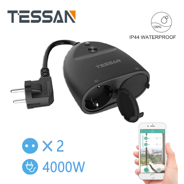 smart power plugs tessan black eu electrical plug socket strip with 2 ac outlets on/off switch,110-250v ourdoor charger adapter
smart power plugs tessan black eu electrical plug socket strip with 2 ac outlets on/off switch,110-250v ourdoor charger adapter