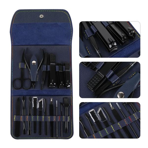 nail art kits 16pcs pedicure kit cutter set clippers manicure tool with leather case
nail art kits 16pcs pedicure kit cutter set clippers manicure tool with leather case