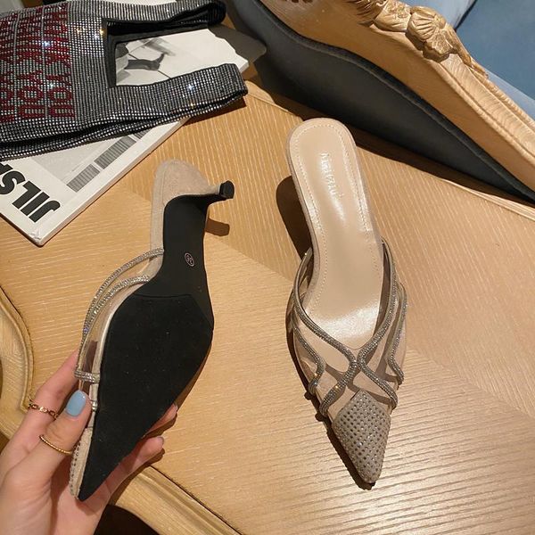slippers cover toe thin heels shoes women summer slides heeled mules pantofle pointed high 2021 pu rome pvc basic rubber fabric, Black
slippers cover toe thin heels shoes women summer slides heeled mules pantofle pointed high 2021 pu rome pvc basic rubber fabric, Black