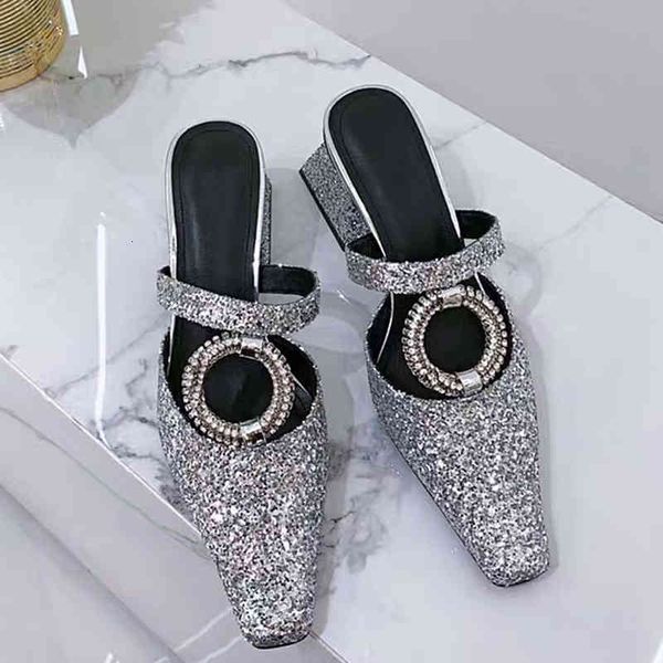 silver sandals luxury mark summer square sandals woman high heels bright strass luxury designer shoes x96u, Black
silver sandals luxury mark summer square sandals woman high heels bright strass luxury designer shoes x96u, Black