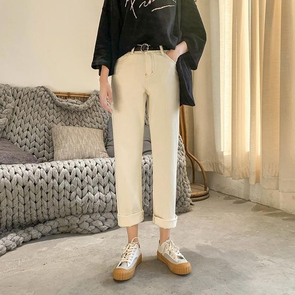 women's jeans 2021 summer straight beige white wide leg high waist loose student streetwear boyfriend cuffs denim pants plus size, Blue
women's jeans 2021 summer straight beige white wide leg high waist loose student streetwear boyfriend cuffs denim pants plus size, Blue