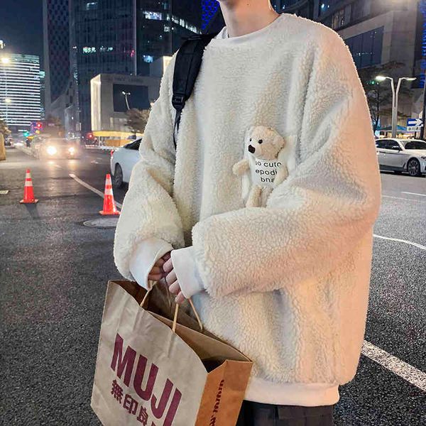 men's hoodies & sweatshirts houzhou fleece for boy black crewneck couple clothes plush blouse korean streetwear hip hop harajuku winter
men's hoodies & sweatshirts houzhou fleece for boy black crewneck couple clothes plush blouse korean streetwear hip hop harajuku winter