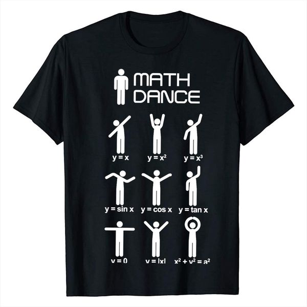 math equation algebra dance mens t shirts print black and women short slevve creativity loose femme woman funny tees, White;black
math equation algebra dance mens t shirts print black and women short slevve creativity loose femme woman funny tees, White;black