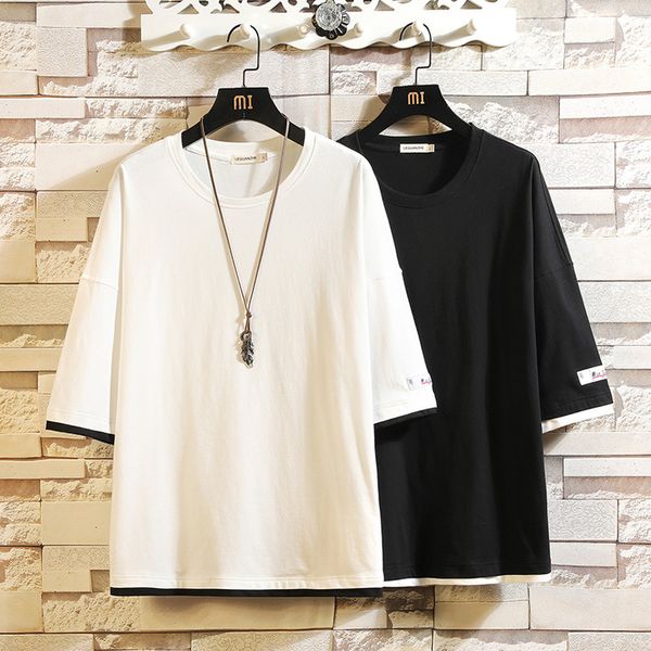 short sleeve t shirt men's summer black white tshirt tees classic brand fashion clothes plus size m-5xl o neck kg-869, White;black
short sleeve t shirt men's summer black white tshirt tees classic brand fashion clothes plus size m-5xl o neck kg-869, White;black
