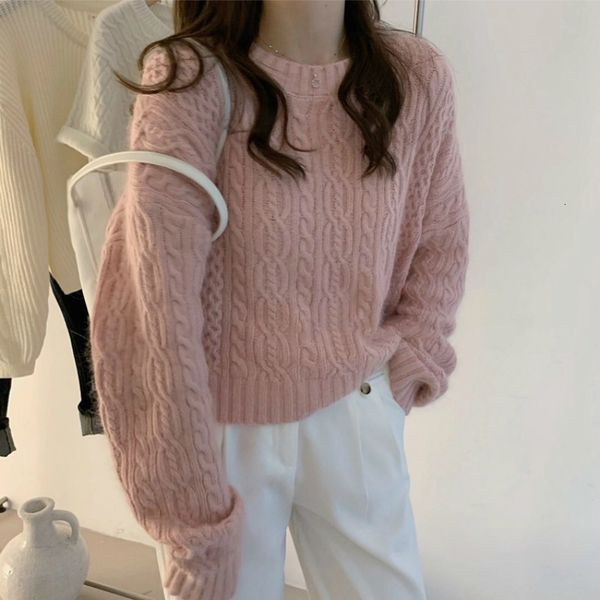 women's sweaters single female sweater, round collar, long sleeve, loose for women, dge4, White;black
women's sweaters single female sweater, round collar, long sleeve, loose for women, dge4, White;black