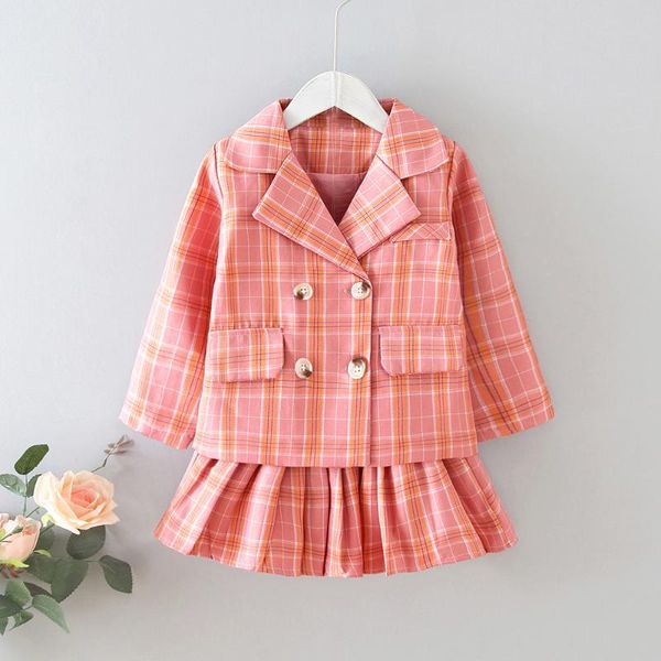 clothing sets autumn 2pcs kids baby girls casual outfits children's turn-down collar long sleeve outwear pleated a-line skirt, White
clothing sets autumn 2pcs kids baby girls casual outfits children's turn-down collar long sleeve outwear pleated a-line skirt, White