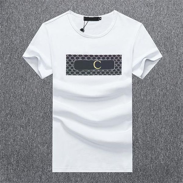 2021 luxurys designers clothing summer t shirt cotton casual short-sleeved white black gray stylish casual gym #12
2021 luxurys designers clothing summer t shirt cotton casual short-sleeved white black gray stylish casual gym #12