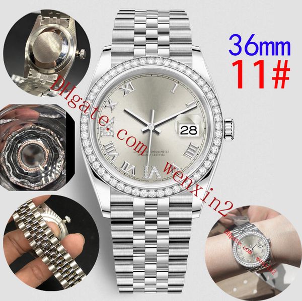 16 deluxe waterproof diamond watch 36mm diamond roman numerals roman numeral rose gold and steel 2813 mechanical automatic woman watches, Slivery;brown
16 deluxe waterproof diamond watch 36mm diamond roman numerals roman numeral rose gold and steel 2813 mechanical automatic woman watches, Slivery;brown