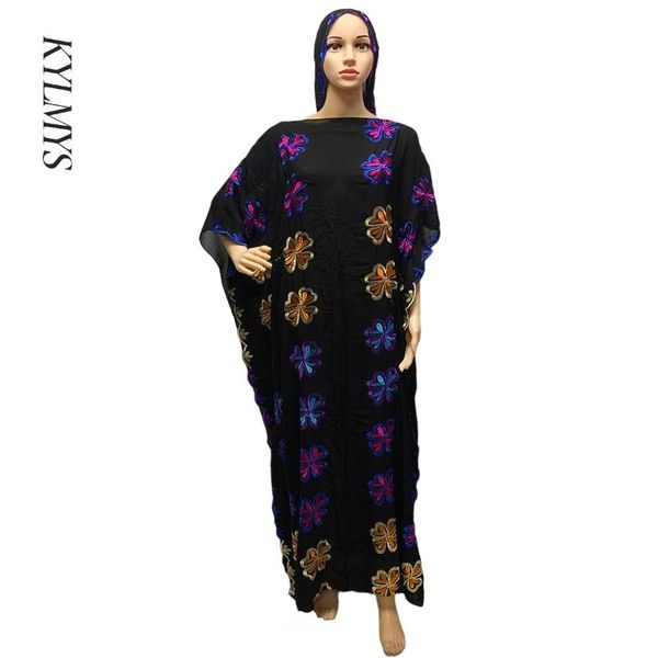 ethnic clothing 2021 arrival african embroidery flower dresse with scarf big size women muslim long black lady clothes, Red
ethnic clothing 2021 arrival african embroidery flower dresse with scarf big size women muslim long black lady clothes, Red