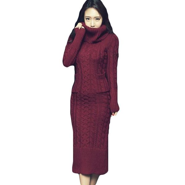 casual dresses women's autumn and winter long bottoming 2021 high-necked twist slim thick knitted sweater maxi dress vestidos lh249, Black;gray
casual dresses women's autumn and winter long bottoming 2021 high-necked twist slim thick knitted sweater maxi dress vestidos lh249, Black;gray