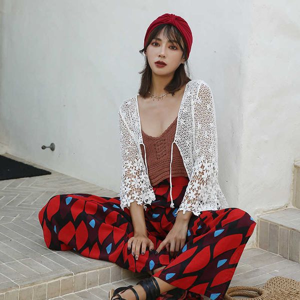 women's sweaters boho style thin summer cardigan women hollow out flower crochet lace tie front ladies beach cover-ups sunproof to, White;black
women's sweaters boho style thin summer cardigan women hollow out flower crochet lace tie front ladies beach cover-ups sunproof to, White;black