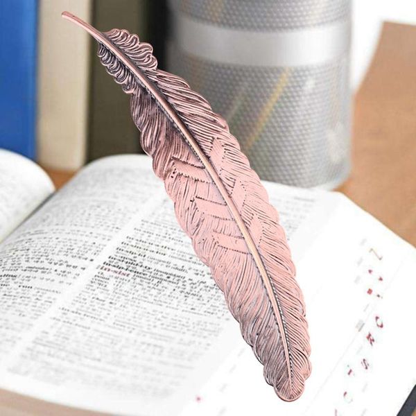 bookmark creative retro feather metal beautiful cool book page mark children student gift stationery school office supplies
bookmark creative retro feather metal beautiful cool book page mark children student gift stationery school office supplies