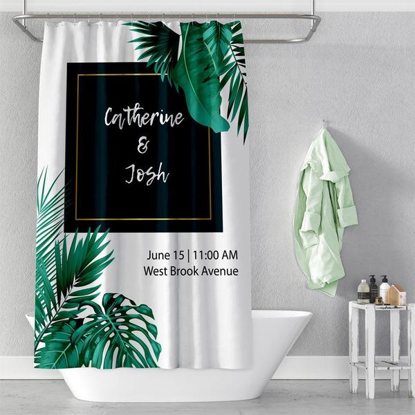 shower curtains tropical green plant leaf palm bathroom curtain frabic waterproof polyester with hooks
shower curtains tropical green plant leaf palm bathroom curtain frabic waterproof polyester with hooks