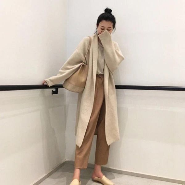 women's knits & tees mrwilk winter thick long open stitch sweater cardigan knitted women sleeve female jumper casual streetwear, White
women's knits & tees mrwilk winter thick long open stitch sweater cardigan knitted women sleeve female jumper casual streetwear, White