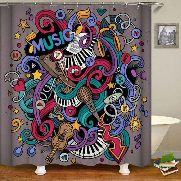 shower curtains music rock guitar modern bathroom 3d printed decoration waterproof cloth with hooks bath curtain
shower curtains music rock guitar modern bathroom 3d printed decoration waterproof cloth with hooks bath curtain