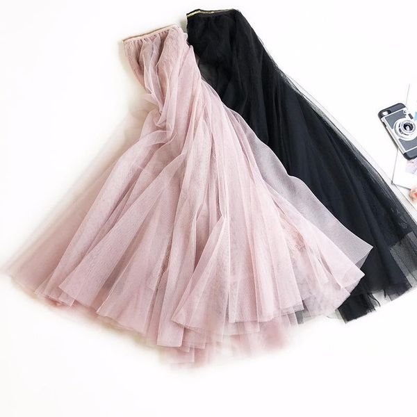 skirts 3 colors available 2021 autumn arrival lace stitching tulle skirt high waist long for women, Black
skirts 3 colors available 2021 autumn arrival lace stitching tulle skirt high waist long for women, Black