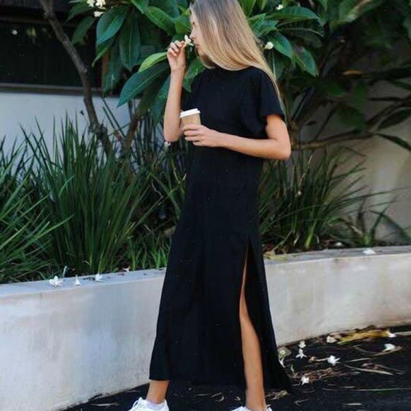 women straight solid long dress short sleeve o neck beach office lady boho dress ladies vestidos sukienka damska robe longue new, Black;gray
women straight solid long dress short sleeve o neck beach office lady boho dress ladies vestidos sukienka damska robe longue new, Black;gray