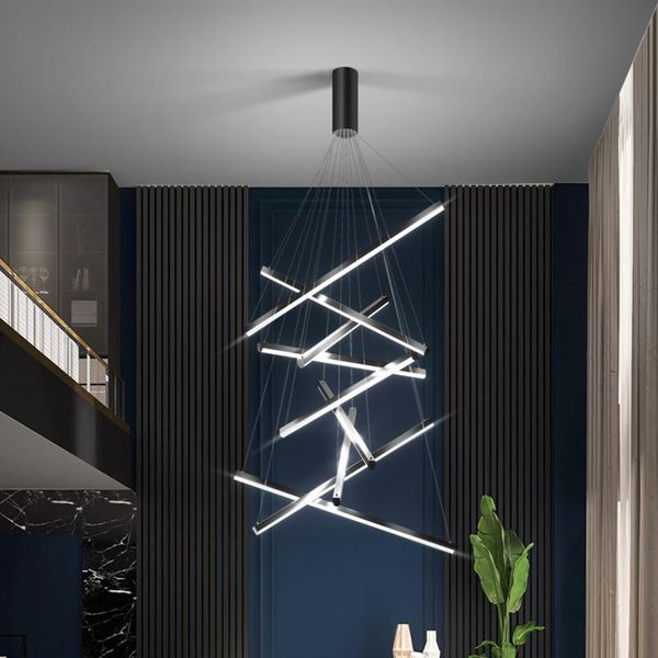 modern villa stairs black metal led dimmable pendant lights living room style hanging lamp acrylic mask suspension lamp
modern villa stairs black metal led dimmable pendant lights living room style hanging lamp acrylic mask suspension lamp