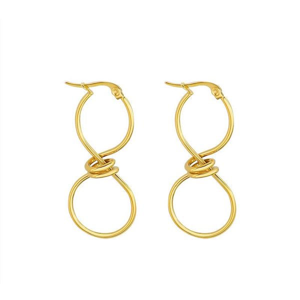 hoop & huggie cute style geometric 8 figure design twisted earrings plated gold stainless steel gift for women 2021 trend boho jewellery, Golden;silver
hoop & huggie cute style geometric 8 figure design twisted earrings plated gold stainless steel gift for women 2021 trend boho jewellery, Golden;silver