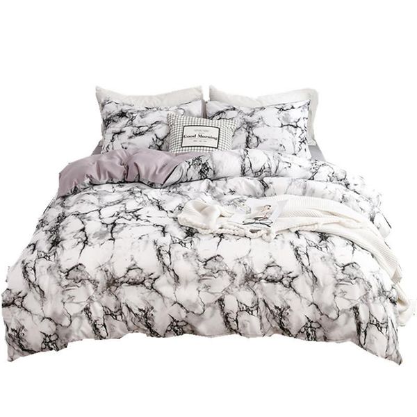 bedding sets marble pattern quilt cover pillowcase set pure plain color home textile bed duvet three pieces 2021
bedding sets marble pattern quilt cover pillowcase set pure plain color home textile bed duvet three pieces 2021