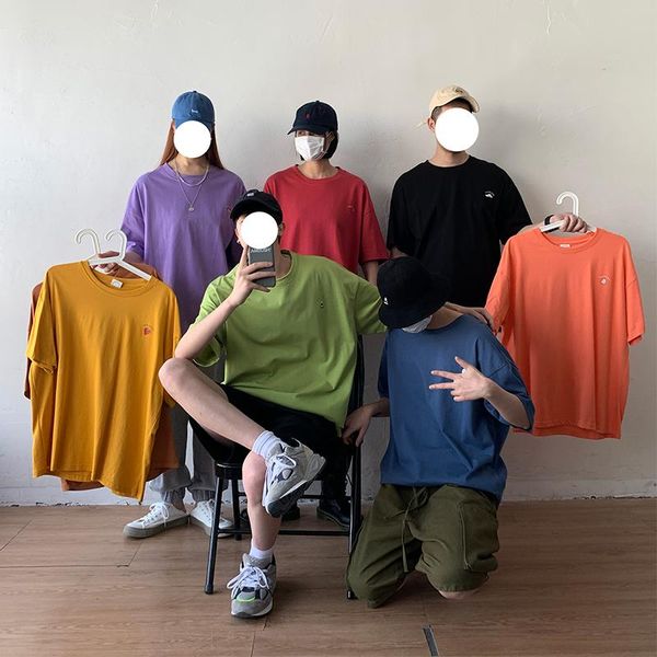 men's t-shirts 2021 summer fruit logo pure cotton round neck fashion casual short-sleeved t-shirt loose wild clothes, White;black
men's t-shirts 2021 summer fruit logo pure cotton round neck fashion casual short-sleeved t-shirt loose wild clothes, White;black