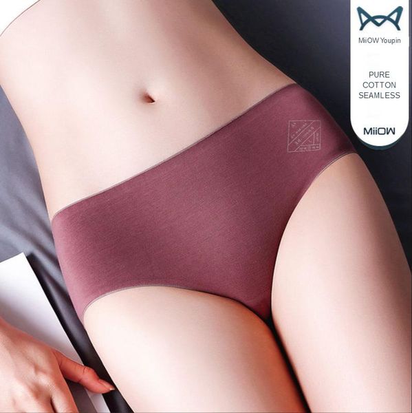 women's panties miiow underwear female middle waist cotton unmarked 100% antibacterial girl day hair-breathing triangle pants, Black;pink
women's panties miiow underwear female middle waist cotton unmarked 100% antibacterial girl day hair-breathing triangle pants, Black;pink