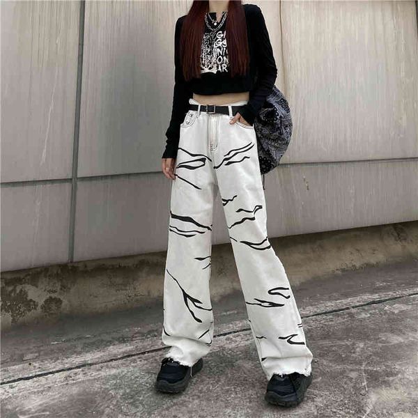 women's jeans streetwear white low rise y2k korean fashion oversize print baggy wide leg 2021 autumn trousers female 9iiz, Blue
women's jeans streetwear white low rise y2k korean fashion oversize print baggy wide leg 2021 autumn trousers female 9iiz, Blue