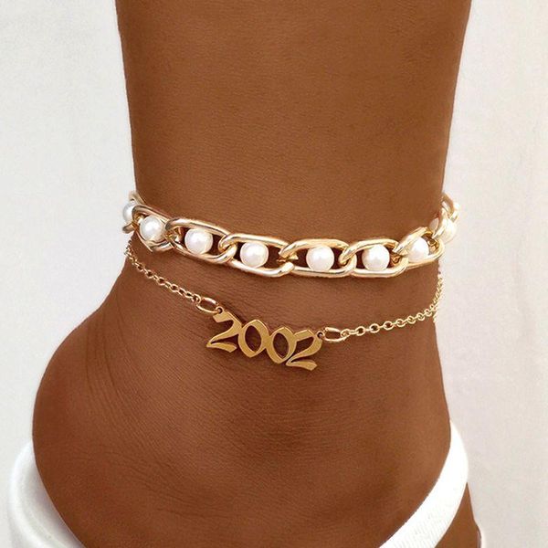anklets 2pcs/set fashion imitation pearls bracelet for women boho vintage stainless steel number foot chain jewelry sandals gift, Red;blue
anklets 2pcs/set fashion imitation pearls bracelet for women boho vintage stainless steel number foot chain jewelry sandals gift, Red;blue