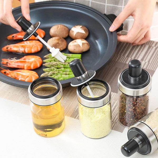 storage bottles & jars glass airtight jar spice containers bottle condiment salt pepper seasoning pot with spoon lid
storage bottles & jars glass airtight jar spice containers bottle condiment salt pepper seasoning pot with spoon lid