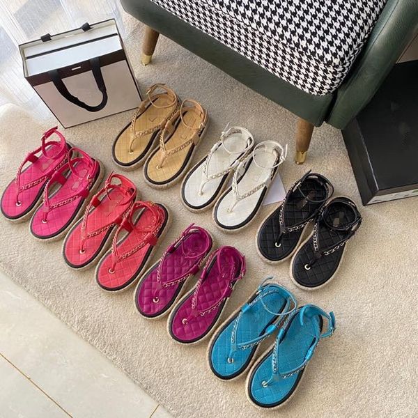 2021 early spring women chains sandals summer flip flops one buckle genuine leather flat shoes fisherman shoes, Black
2021 early spring women chains sandals summer flip flops one buckle genuine leather flat shoes fisherman shoes, Black