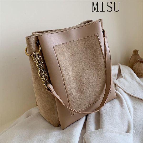 shoulder bags suede patchwork bucket for women large capacity chain korean style ladies work crossbody bag 2021 bolsa sac
shoulder bags suede patchwork bucket for women large capacity chain korean style ladies work crossbody bag 2021 bolsa sac