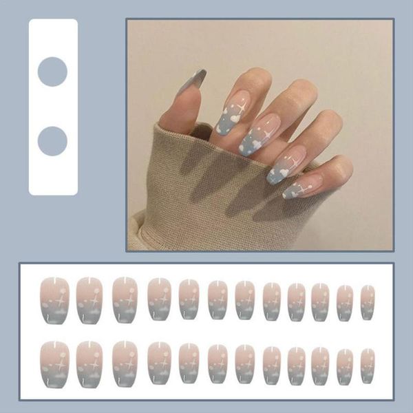 false nails 24pcs detachable long coffin press on blue sky ballerina wearable fake nail full cover tips manicure tool, Red;gold
false nails 24pcs detachable long coffin press on blue sky ballerina wearable fake nail full cover tips manicure tool, Red;gold