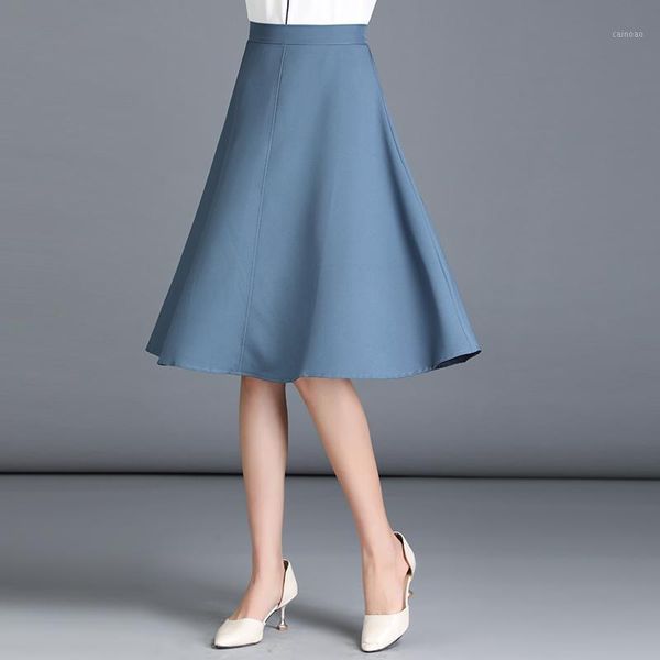 limiguyue summer high waist midi skirt women office lady work wear solid a line skirts female elegant casual saias s-2xl k952, Black
limiguyue summer high waist midi skirt women office lady work wear solid a line skirts female elegant casual saias s-2xl k952, Black